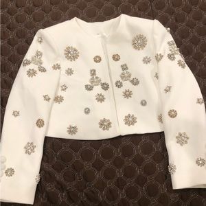 Bella Barnett White suit